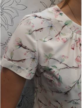 bluzka szczypanka krótki rękaw