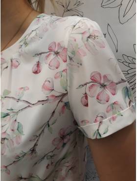 bluzka szczypanka krótki rękaw