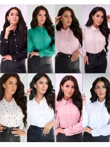 koszula z ozdobnymi guzikami, perła lub dżet