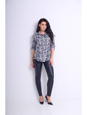 BIG koszula wzorzysta 3/4
