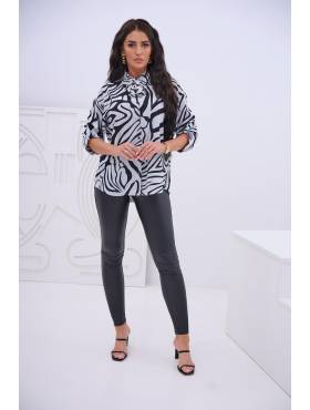 BIG koszula wzorzysta 3/4